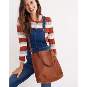 Madewell Medium Transport Tote - English Saddle